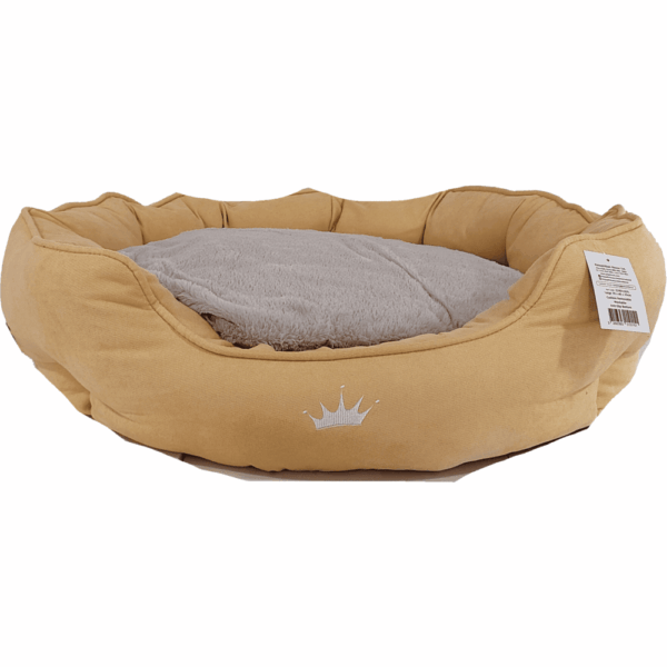 Pet Cuddler Bed Yellow Large Size 70x60x25cm