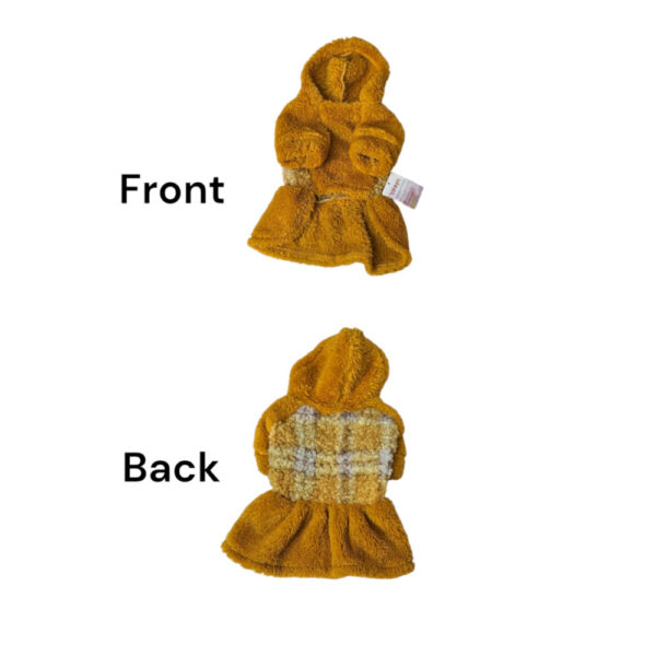 Stylish Pet Dress With Hood Xs Size