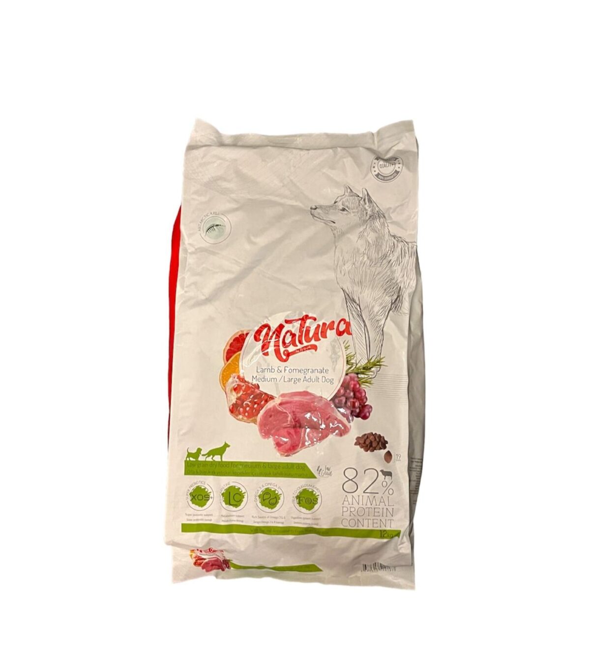 Natura Lamb & Pomegranate Medium & Large Dog Dry Food 12kg