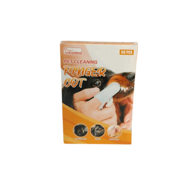 Pet Dental Fingers Wipes Optimize Oral Health Reduces Plaque, Freshens Breath