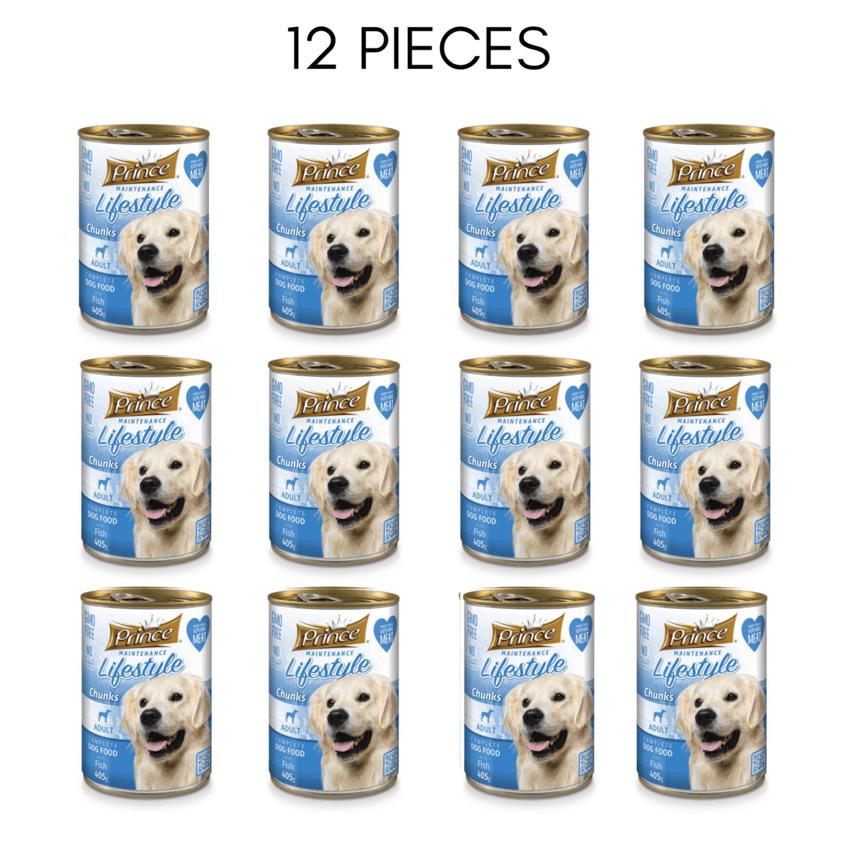 Prince Life Style Chunk Chicken Turkey 405 G - 12 Pcs