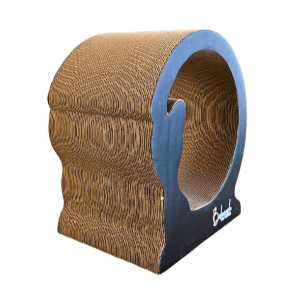 Double Arches Cardboard Scratch Lounger For Cats 101*32*28.5 Cm