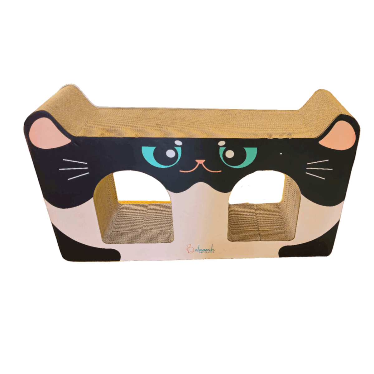 Large Black Cat Face Cardboard Cat Scratch 99*57*25 Cm