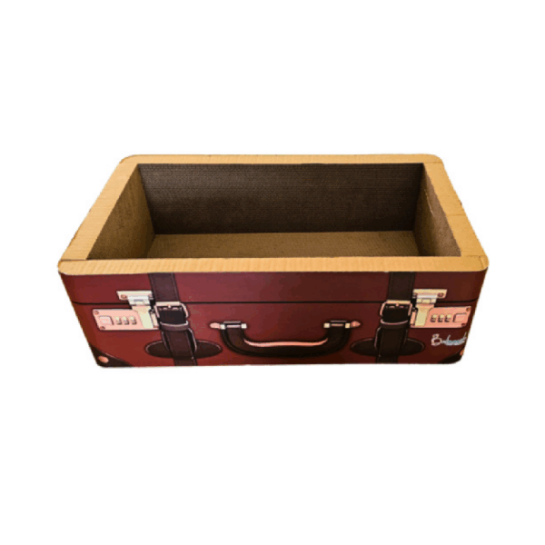 Suitcase Style Cardboard Scratcher For Cats 52*30.5*17 Cm