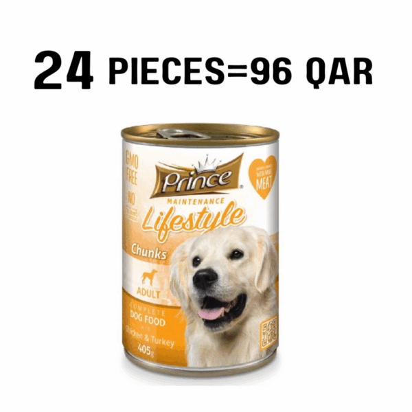 Prince Life Style Chunk Chicken Turkey 405 G - 24 Pcs