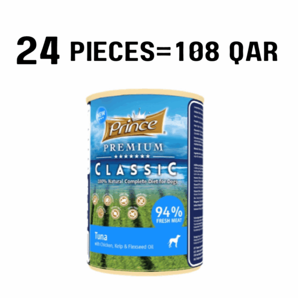 Prince Premium Tuna With Chicken, Kelp And Flaxseed Oil 400 G - 24 Pcs