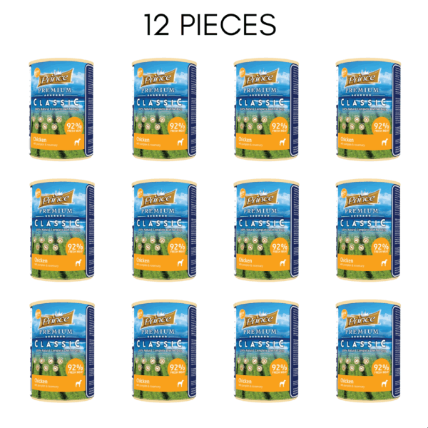 Prince Premium Chicken With Pumpkin And Rosemary 400 G - 12 Pcs