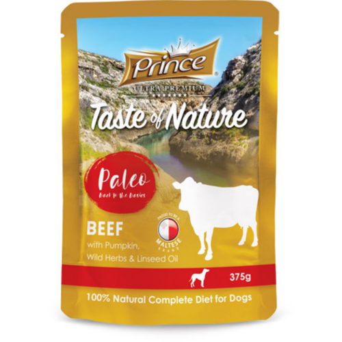Prince Paleo Beef Pumpkin , No Grains, No Fillers 375G
