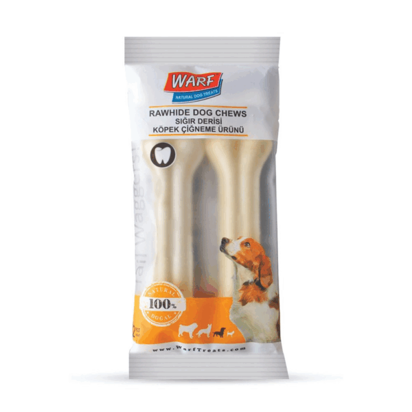 WARF RAWHIDE DOG CHWES 12,5 CM 2 PCS , Easy to digest