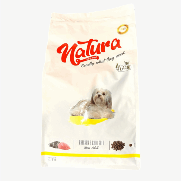 Natura Chicken and Chia Seed for mini Adult Dog Food 2.75 kg
