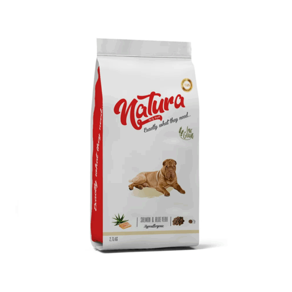 Natura Hypoallergenic Salmon & Aloe Vera Dog Dog Dry Food 2.75kg