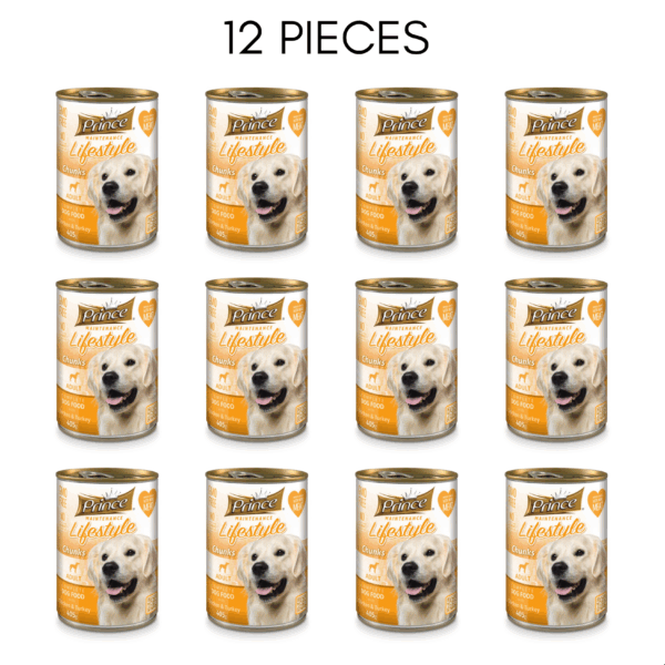 Prince Life Style Chunk Chicken Turkey 405 G - 12 Pcs