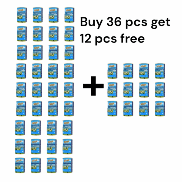 Buy 36 Pcs Tuna Pate Dog Food, Get 12 Free – Healthy 400g Packs