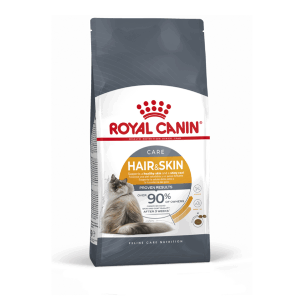 Royal Canin Cat Food 2kg – Hair & Skin Support Formula