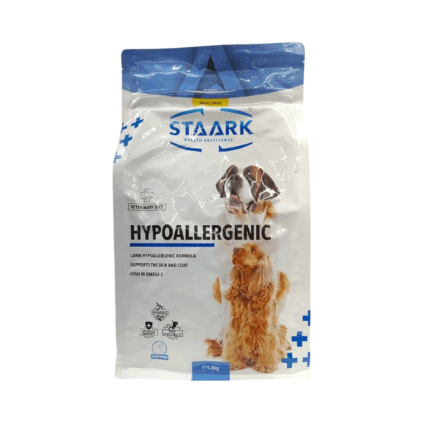 Staark Healthy Dry Dog Food, to support healthy skin and coat, and promote gut health, 1.5 kg