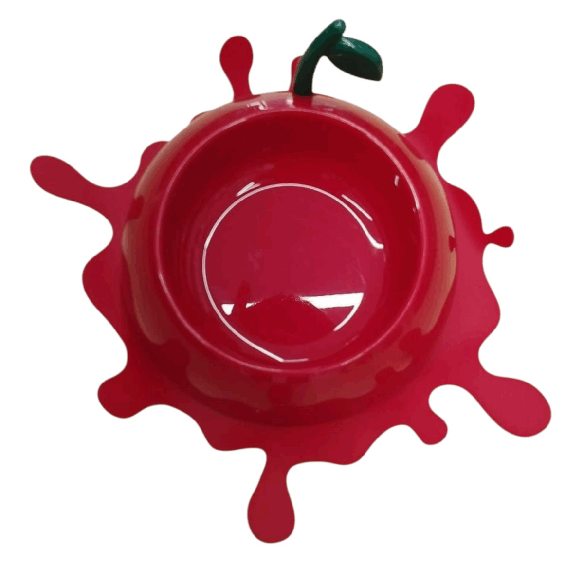 Vetres Bowl with Mat For Pets Red