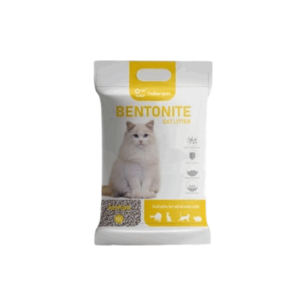 Bentonite Cat Litter Made 100% From Petunia, Deodorizing With Lemon Scent, Quickly Clumping, Odor-free, High Quality 10 Liters