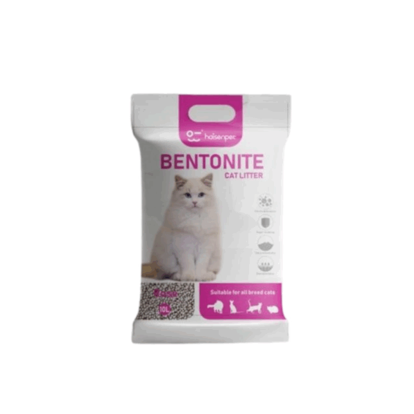 Bentonite cat litter made 100% from Petunia, deodorizing with rose scent, quickly clumping, odor-free, high quality 10 liters
