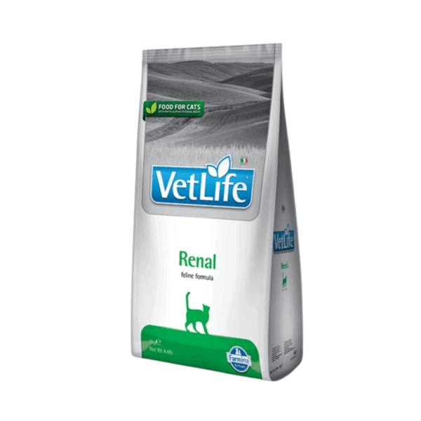 Farmina Vet Life Renal Dry Cat Food 2kg – Supports Kidney Function & Renal Health