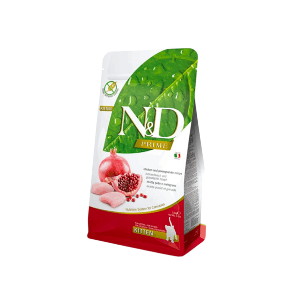 N&D Prime Kitten Dry Food 1.5kg – Grain-Free Chicken & Pomegranate