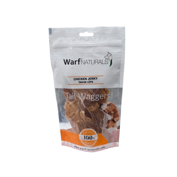 Warf Naturals Dog treat, chicken jerky chips