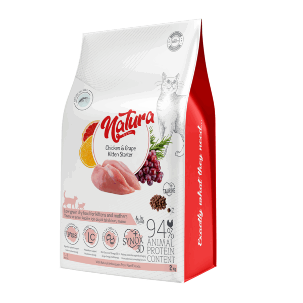 Natura Kitten Starter Food – Chicken & Grape (2kg)