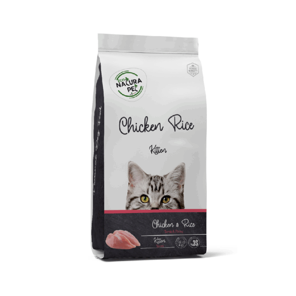 Eco Natura Chicken & Rice Kitten Dry Food – 1.5kg Bag