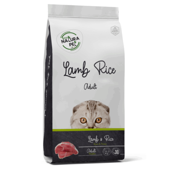 Eco Natura Adult Cat Food – Lamb & Rice Formula (1.5kg)