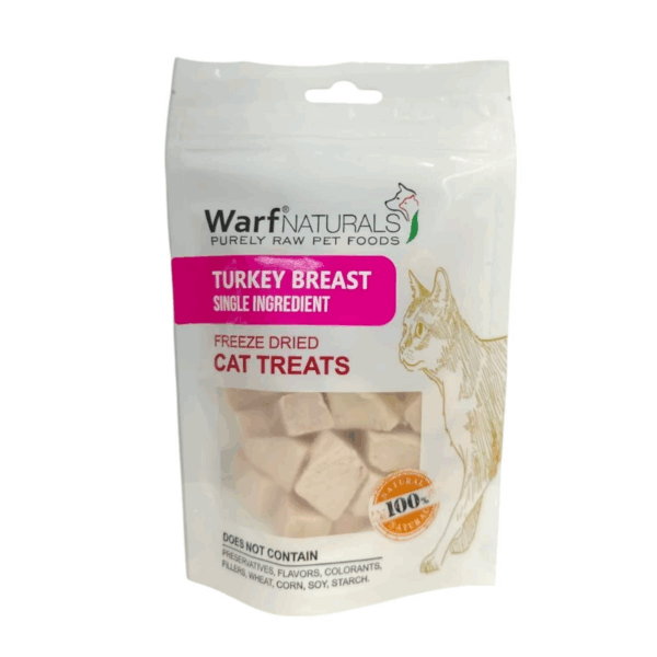 Freeze-Dried Cat Treat – Turkey Breast (40g, Grain-Free)