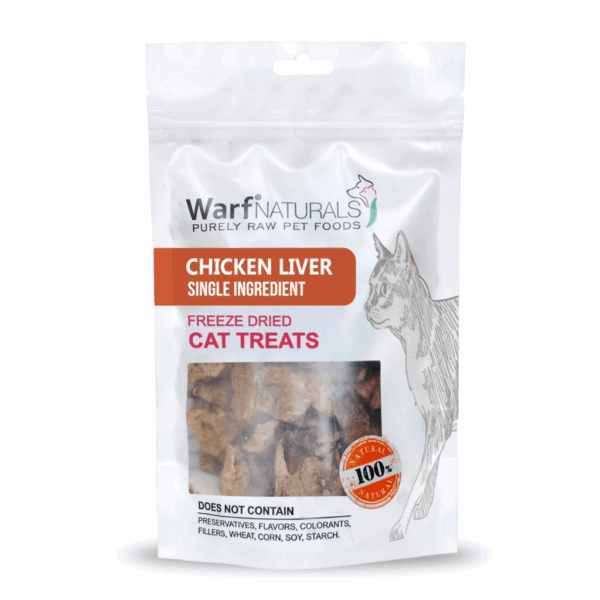 Freeze-Dried Cat Treat – Chicken Liver (40g, Grain-Free)