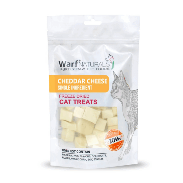 Freeze-Dried Cat Treat – Cheddar Cheese (40g, Grain-Free)
