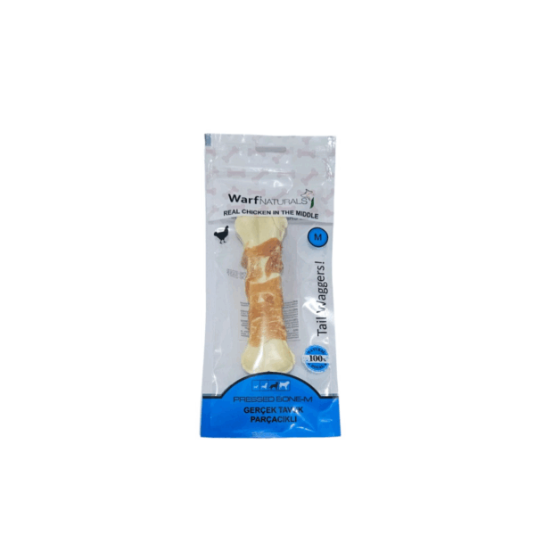 Warf Delicious Edible And Easy To Digest Bone Broth, Reduces Tartar Buildup, Rawhide 15.5 Cm - 103 G