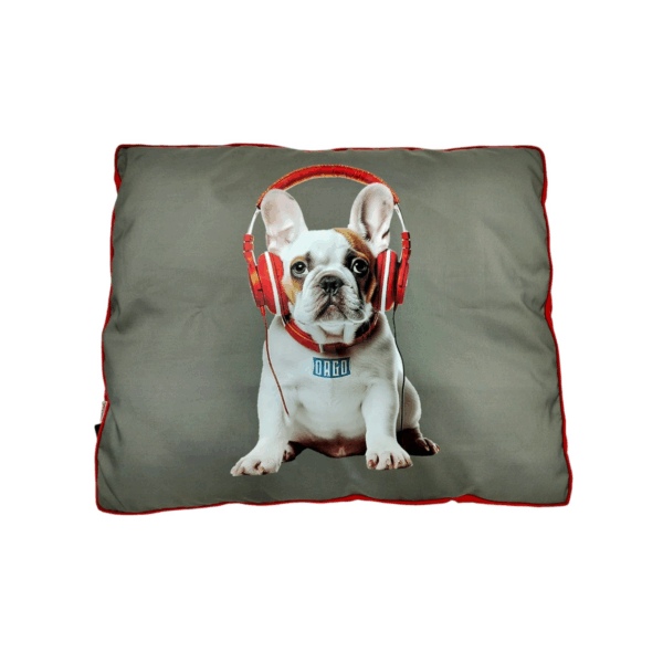 Dog bed , comfortable red color Length 80 cm Width 65 cm