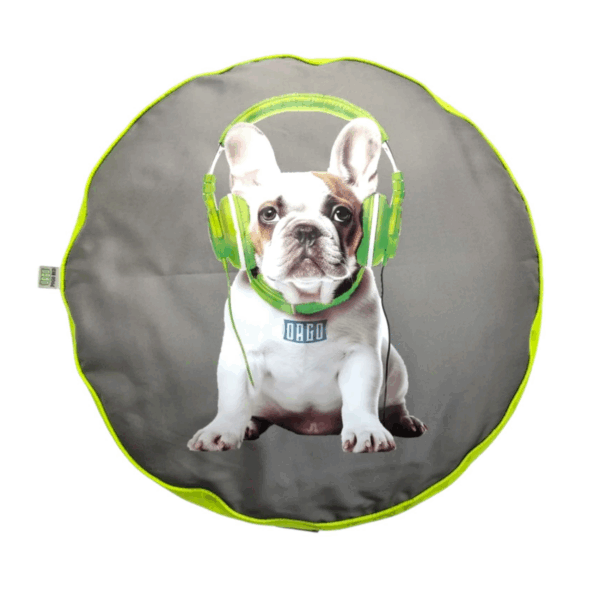 Dog bed , comfortable green color Diameter 70 cm