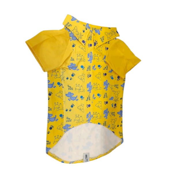 Stylish and distinctive shirt for dogs with a collar, large size