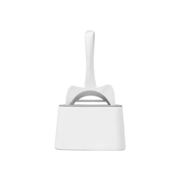 Cat Litter Scoop With Durable And Easy Storage Holder - White Color