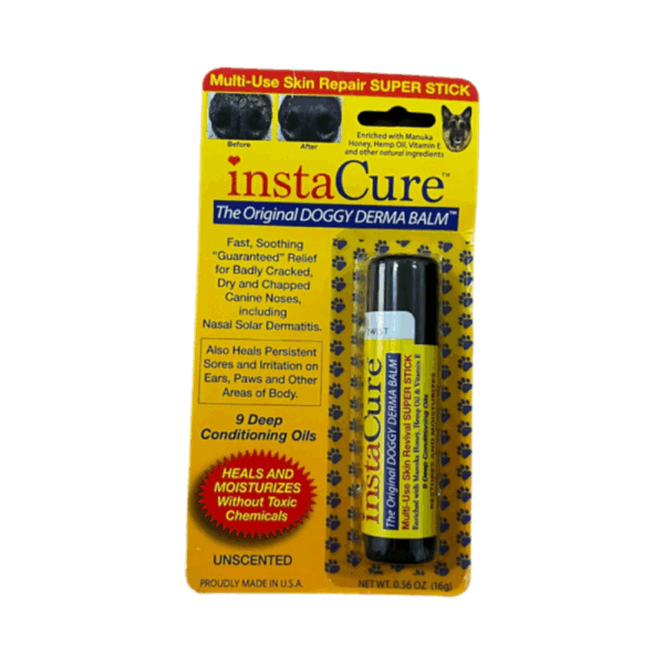 InstaCure Original Doggy Derma Balm Derma Balm Relieves Dry, Irritated Skin Plus Eczema & Psoriasis.