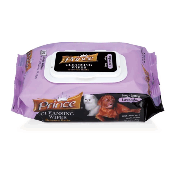 Prince Lavender Wipe 80 pcs for pets