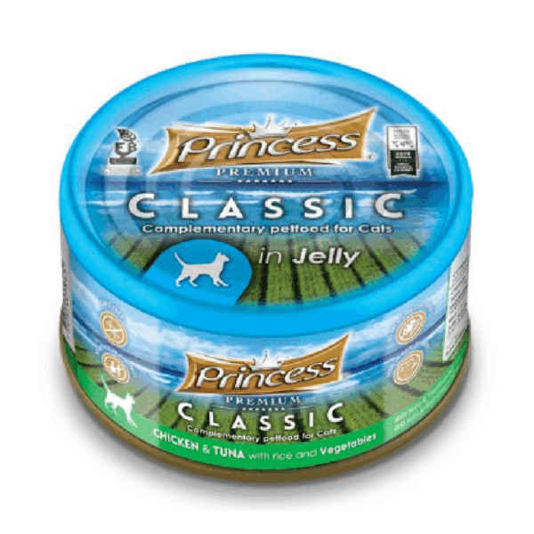 Princess Premium Chicken & Tuna With Rice & Vegetables Cat Wet Food 170G
