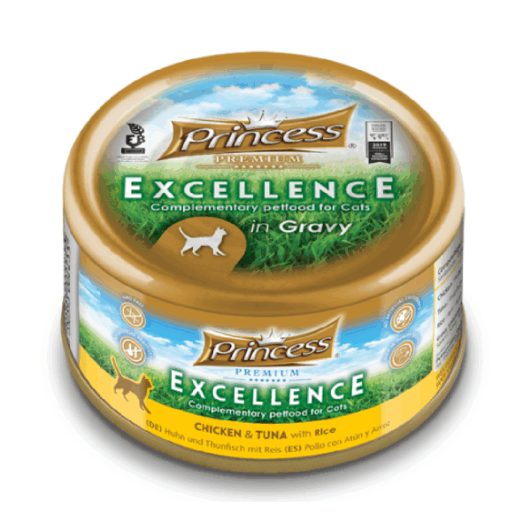 Princess Excellence Chicken & Tuna With Rice Cat Wet Food 70G