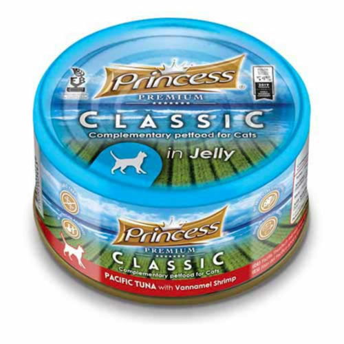 Princess Premium Complementary Pacific Tuna With Vannamei Shrimp Cat Wet Food 170G