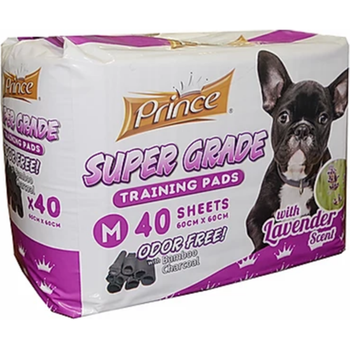 Prince Lavender Dog Training Pads Super absorbent 60*60 cm - 40 Pcs