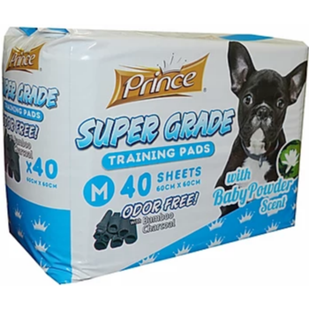 Prince Baby Powder Dog Training Pads Super absorbent 60*60 cm - 40 Pcs