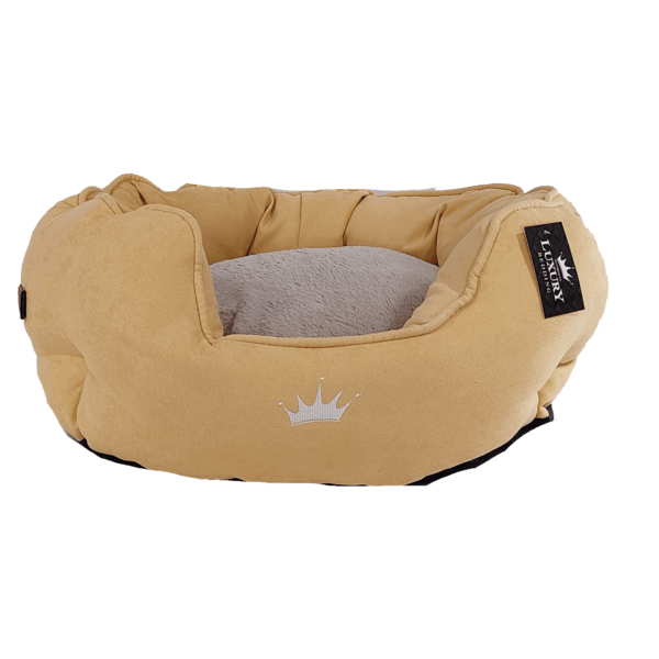 Pet Cuddler Bed Yellow Medium Size 60x50x27cm