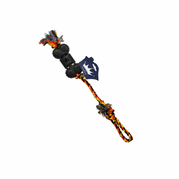 Rope Colorful Toy With Black Bone For Pets