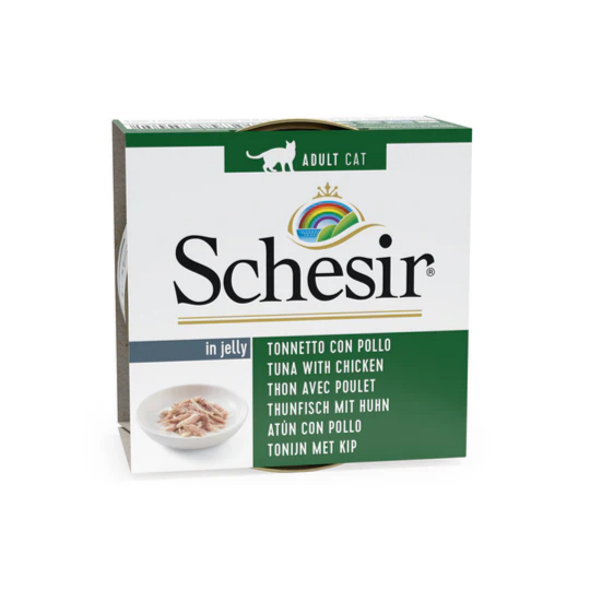 Schesir Tuna With Chicken Fillets in jelly 85g