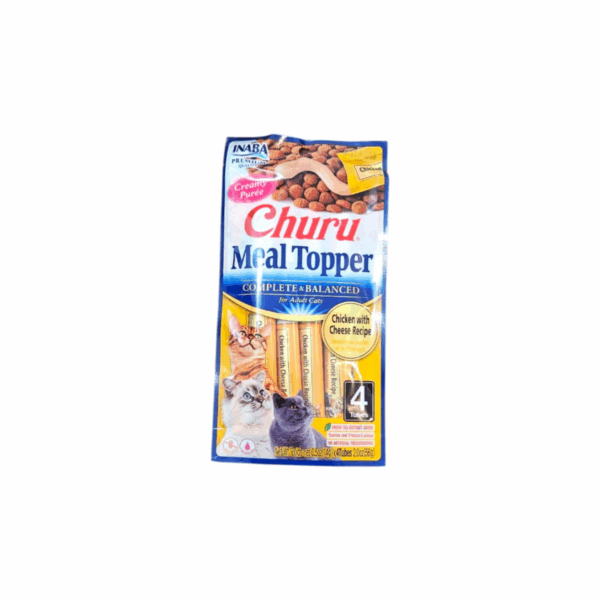 Churu Cat Meal Topper – Chicken & Cheese, 4×14g