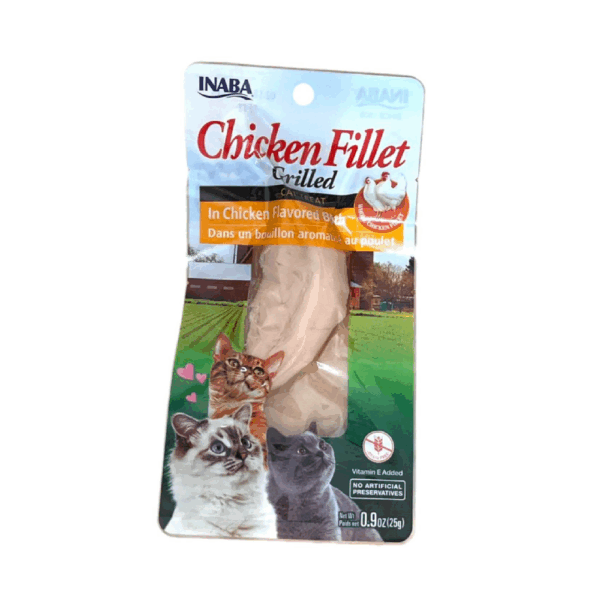 INABA Grilled Chicken Fillet in Crab Broth – Gourmet Wet Food for Cats