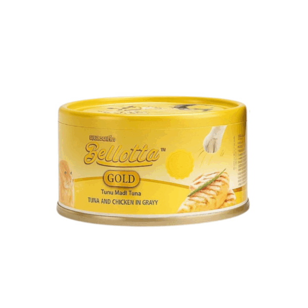 Bellotta Wet Cat Food Tuna & Chicken in Gravy 85g – Savory Blend for Happy, Healthy Cats