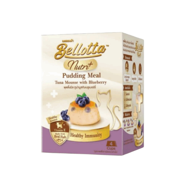 Tuna Mousse Pudding with Blueberry – 25g x4 Creamy Gourmet for Cats